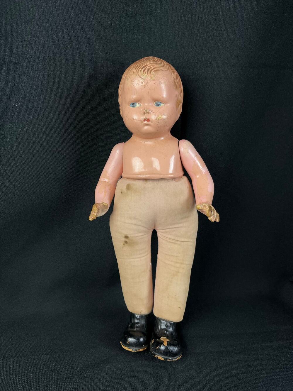 EFFANBEE ANTIQUE DOLL Composition Cloth Body Walk Talk Sleep Eyes 11.5